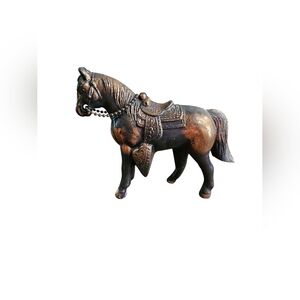 VINTAGE 1950s Pot Metal Carnival Horse